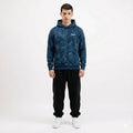 Acid Wash Blue Hoodie