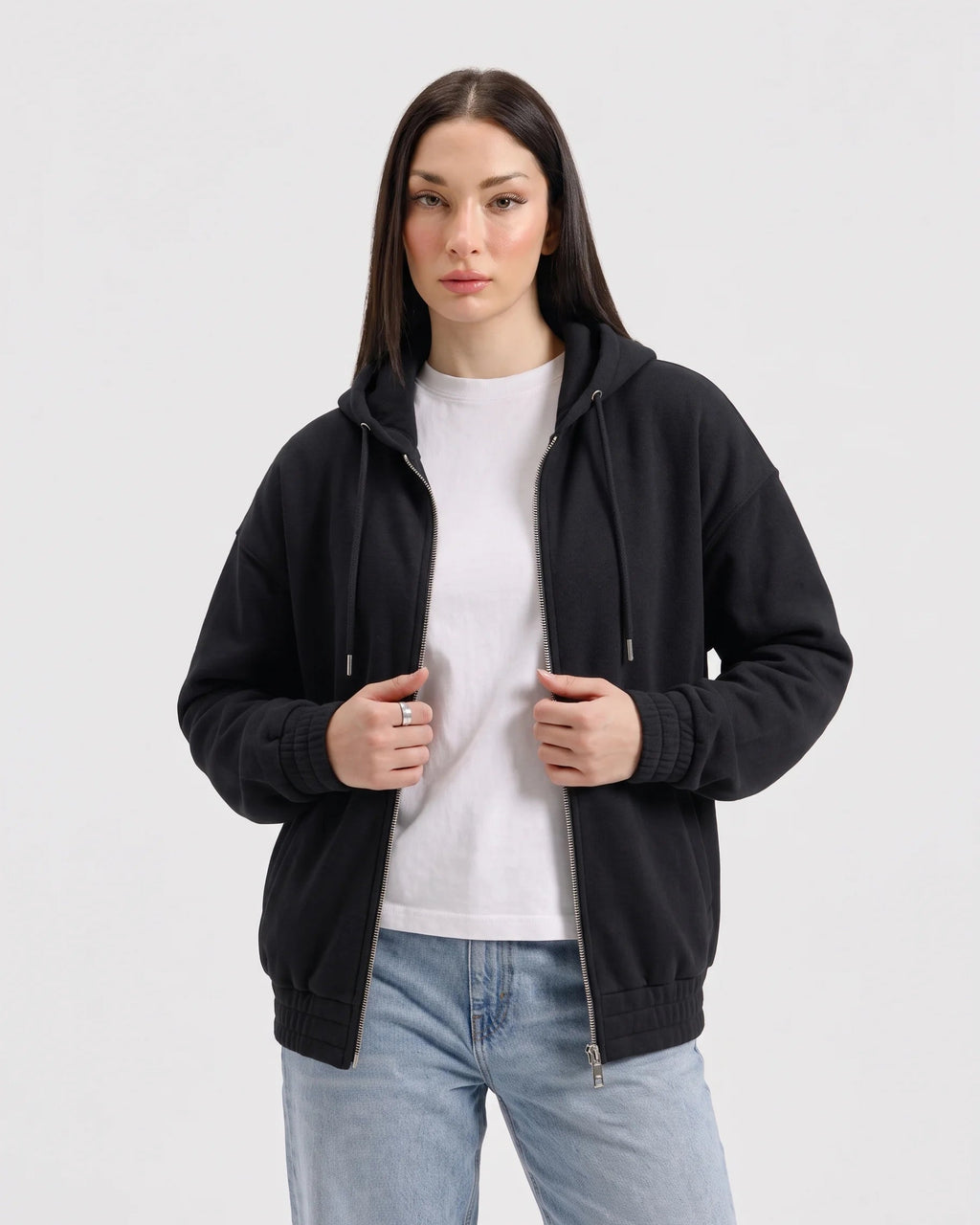 Classic Black Zipper