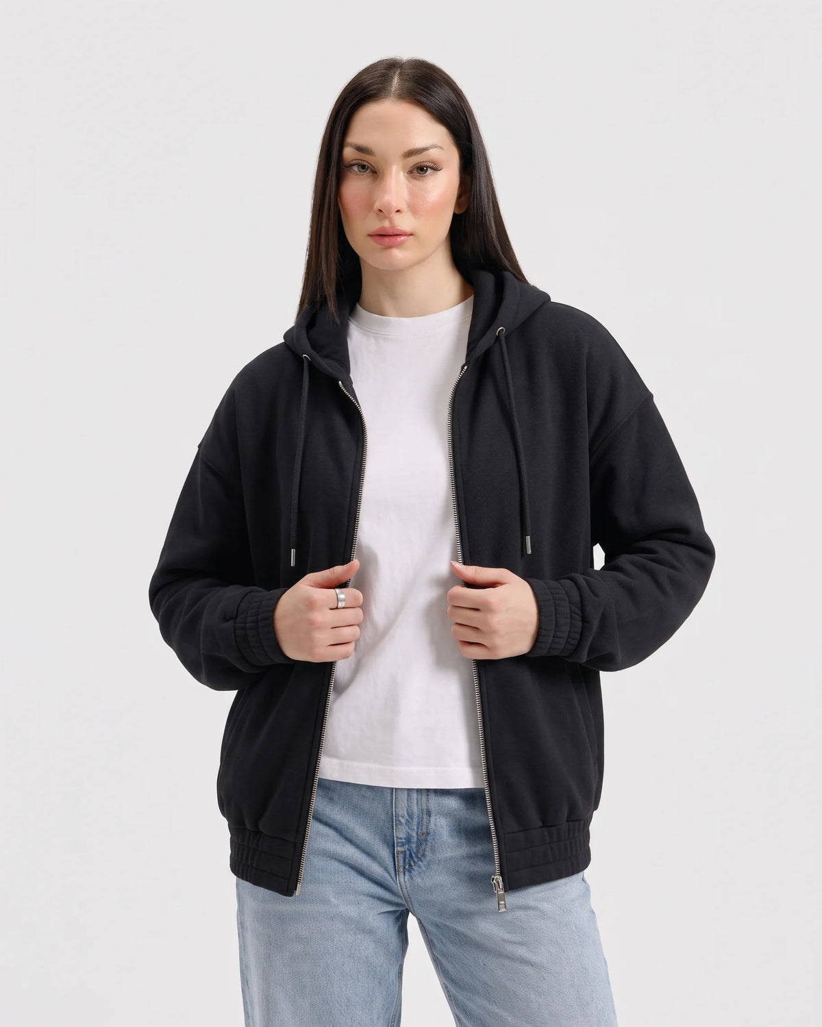 Classic Black Zipper