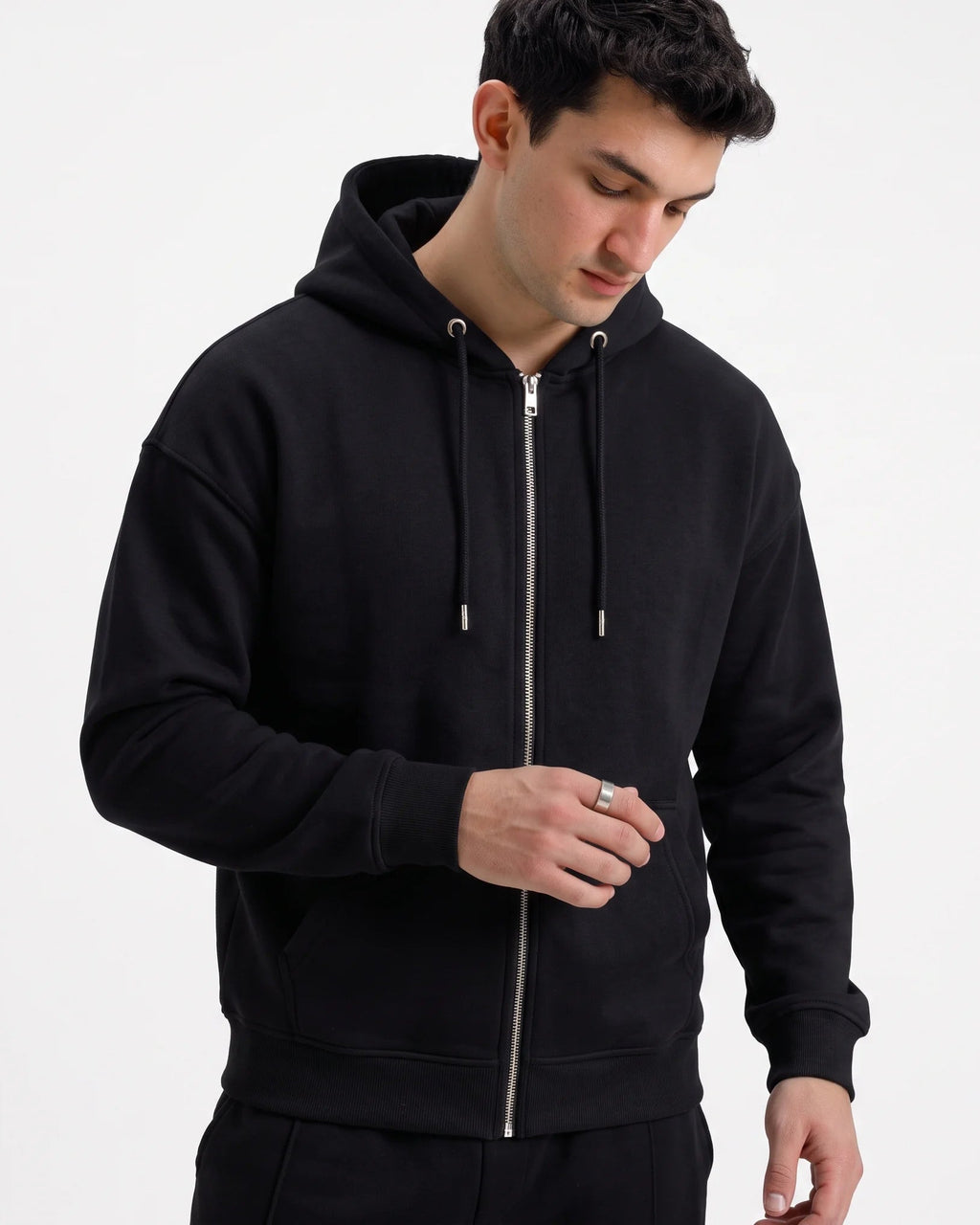Classic Black Zipper
