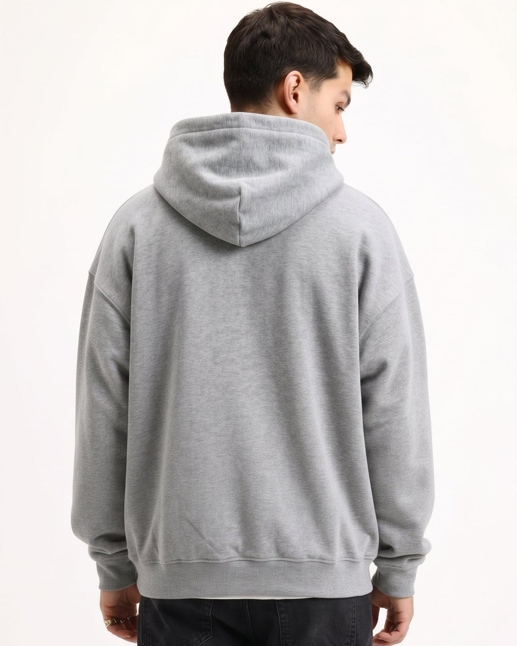 Classic Plain Hoodie Grey