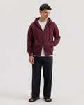 Classic Mehroon Dual Zipper