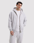 Classic Heather Grey Co-ord Set With Hoodie