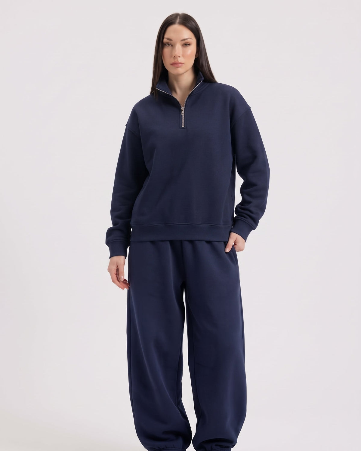 Classic Quater Zipper Neavy