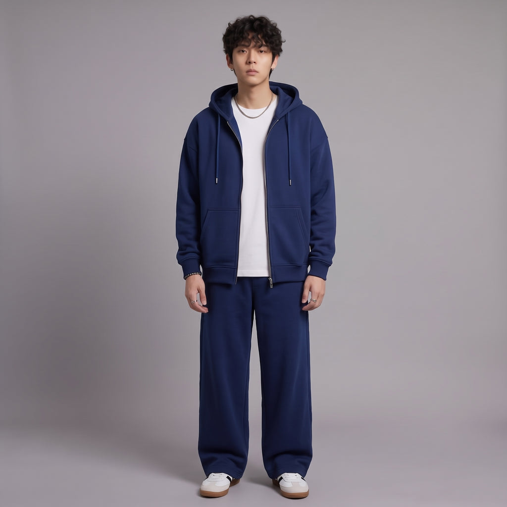 Classic Neavy Co-ord Set With Hoodie