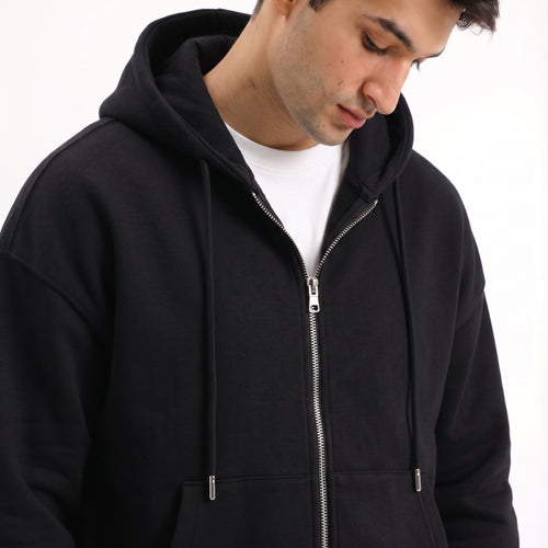 Classic Black Dual Zipper