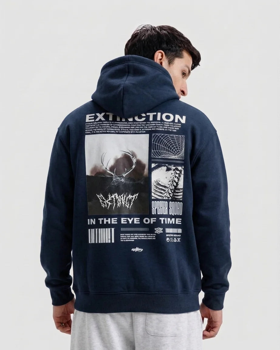 Extinction Hoodie Neavy Blue