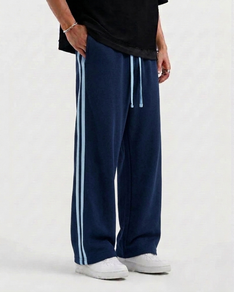 Side Strip Cotton Fleece Neavy Trouser
