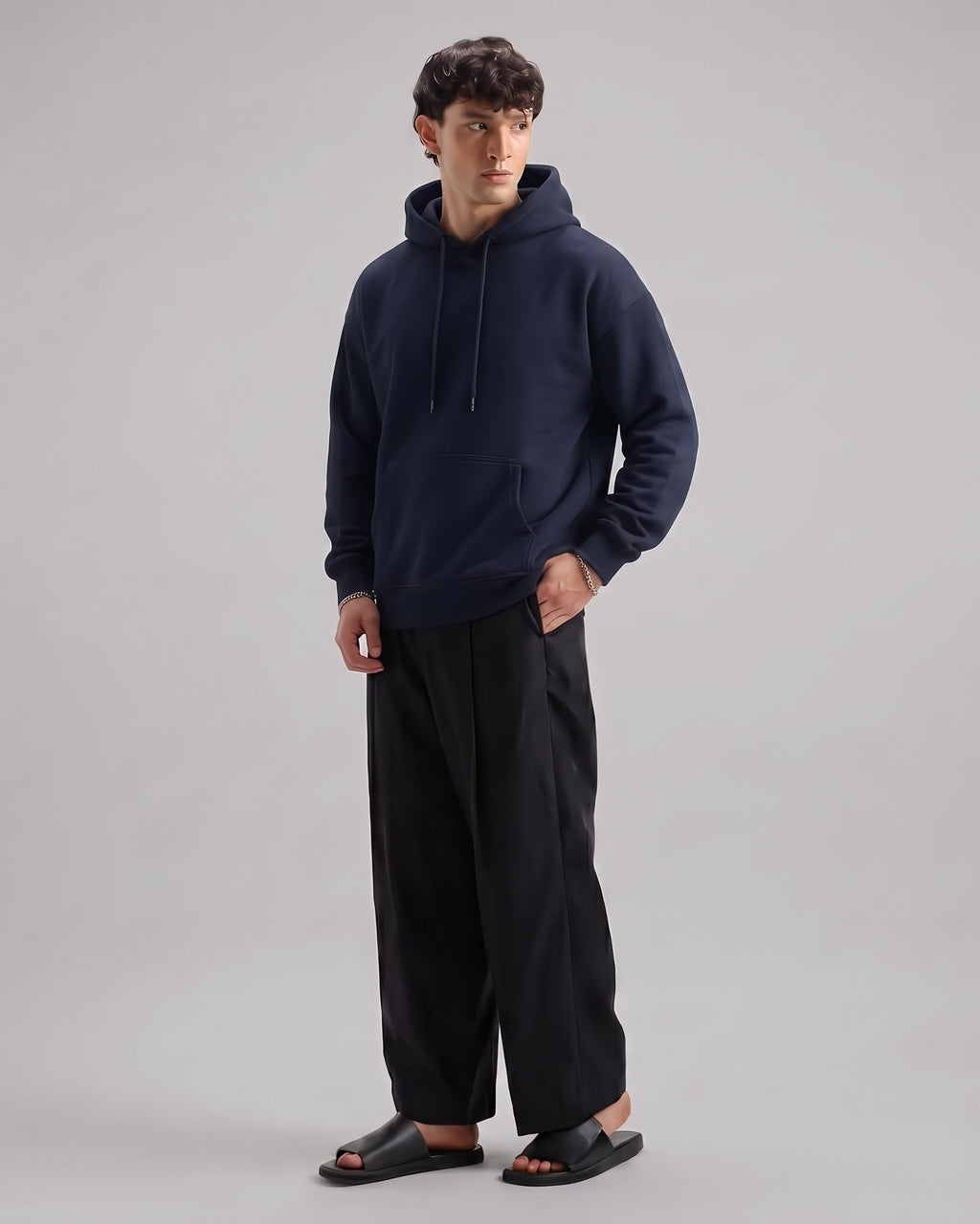 Classic Plain Hoodie Neavy
