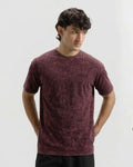 Acid Wash Red Oversized T-shirt