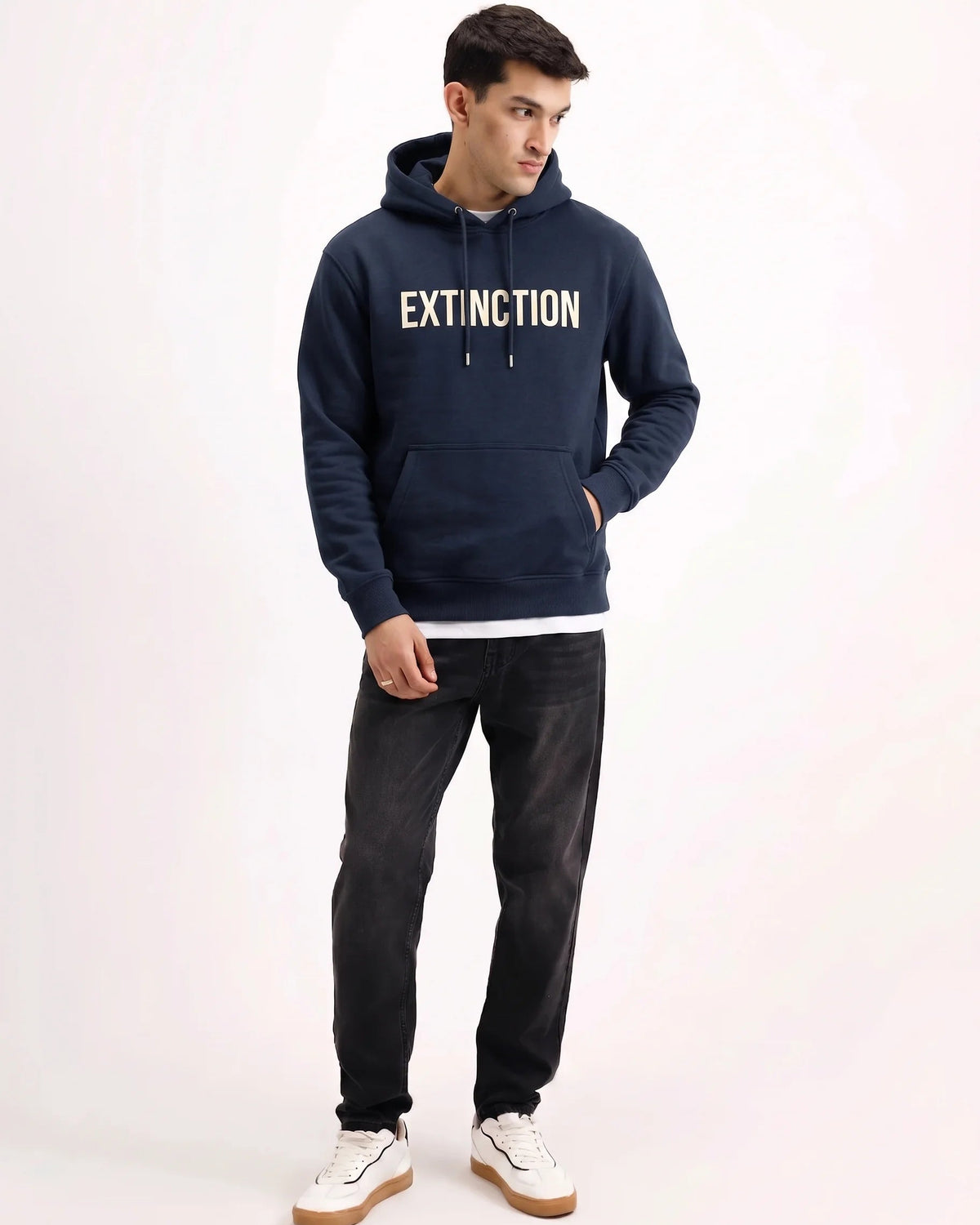 Extinction Hoodie Neavy Blue