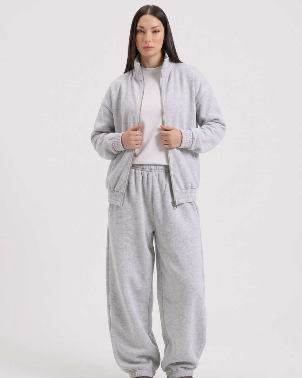 Classic Heather Grey Co-ord Set