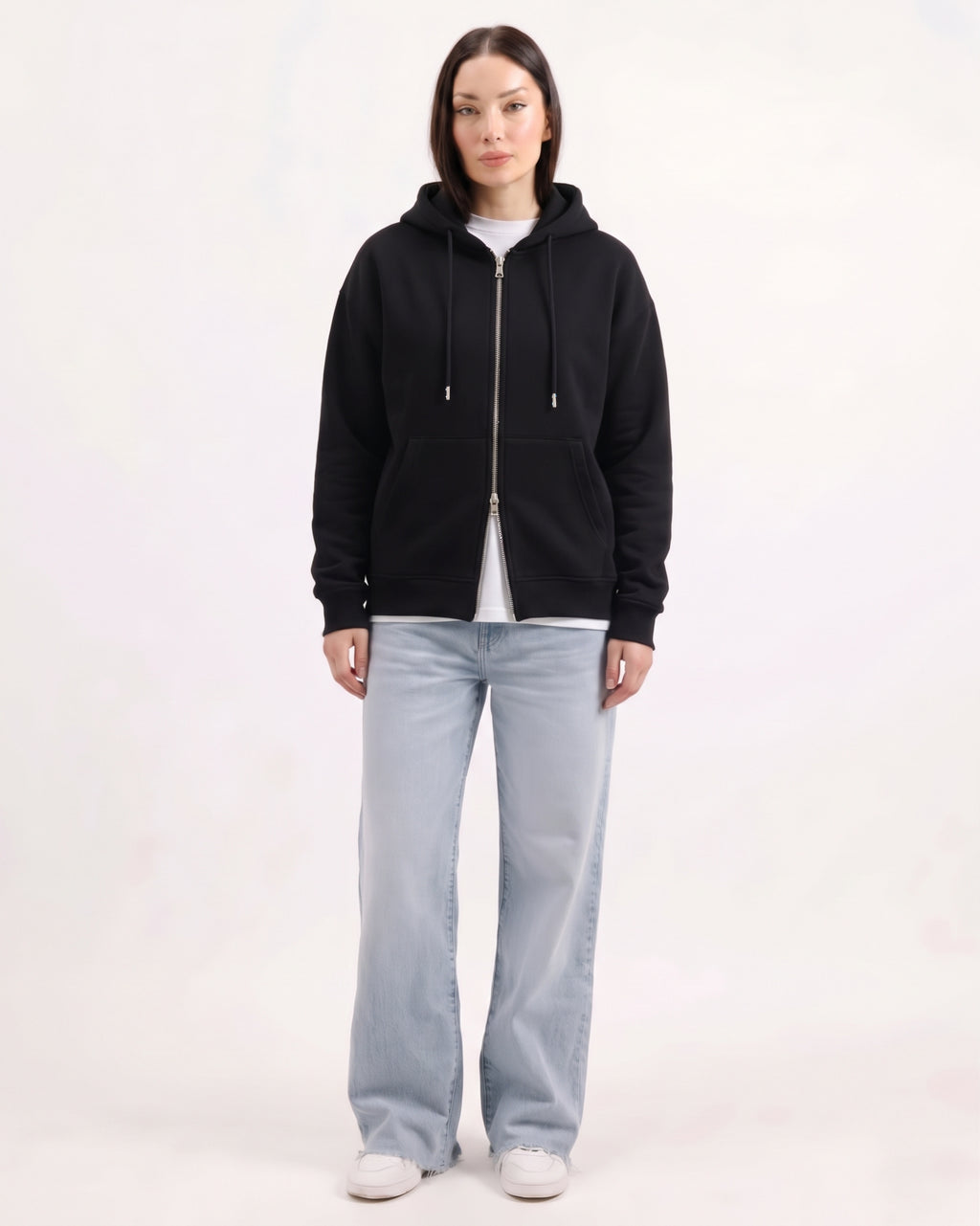 Classic Black Dual Zipper