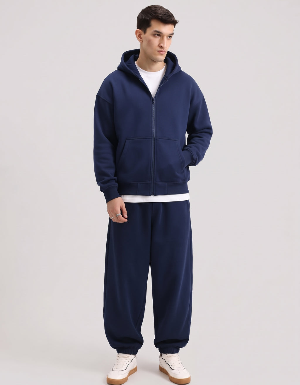 Classic Neavy Co-ord Set With Hoodie