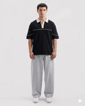 Classic Old Money Polo Black