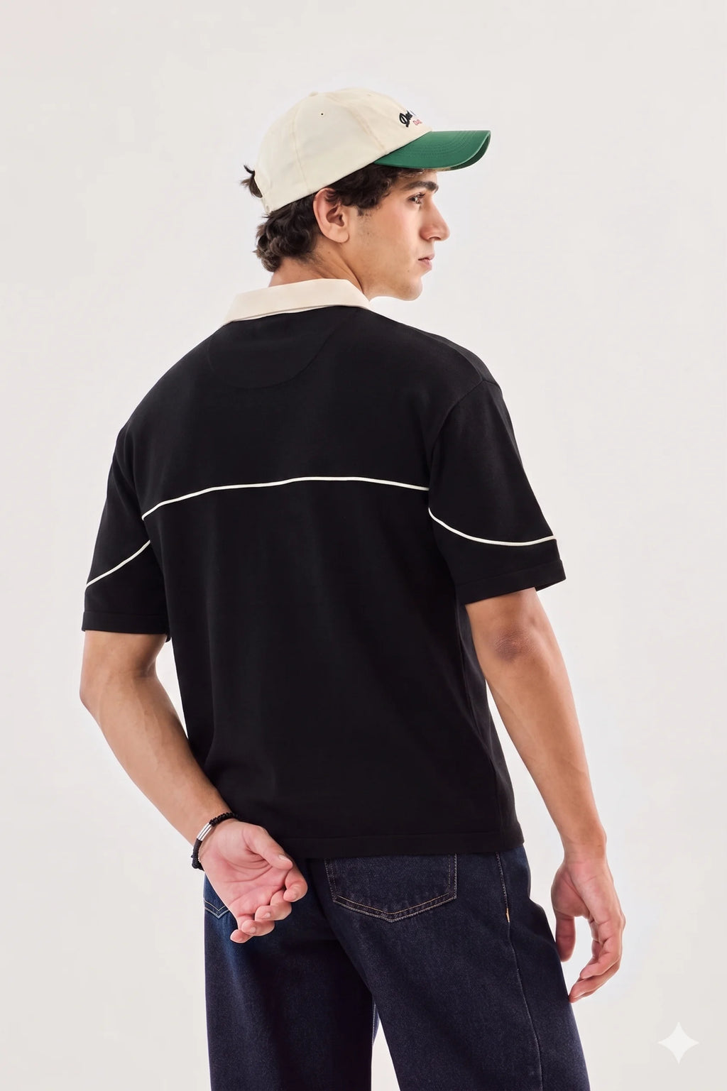 Classic Old Money Polo Black