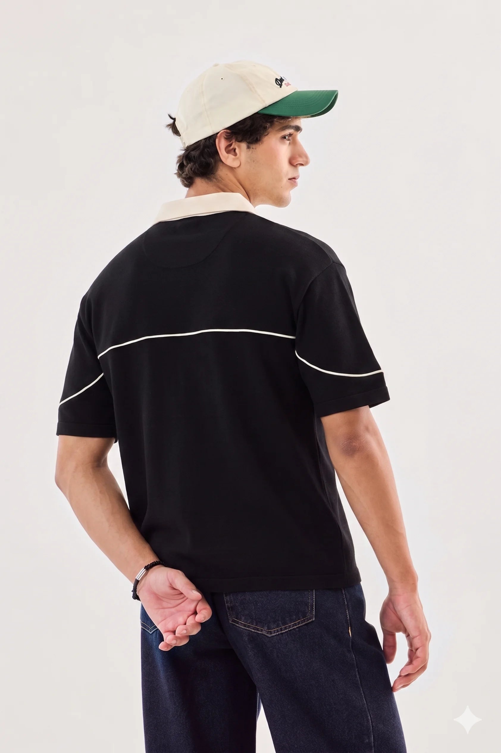 Classic Old Money Polo Black