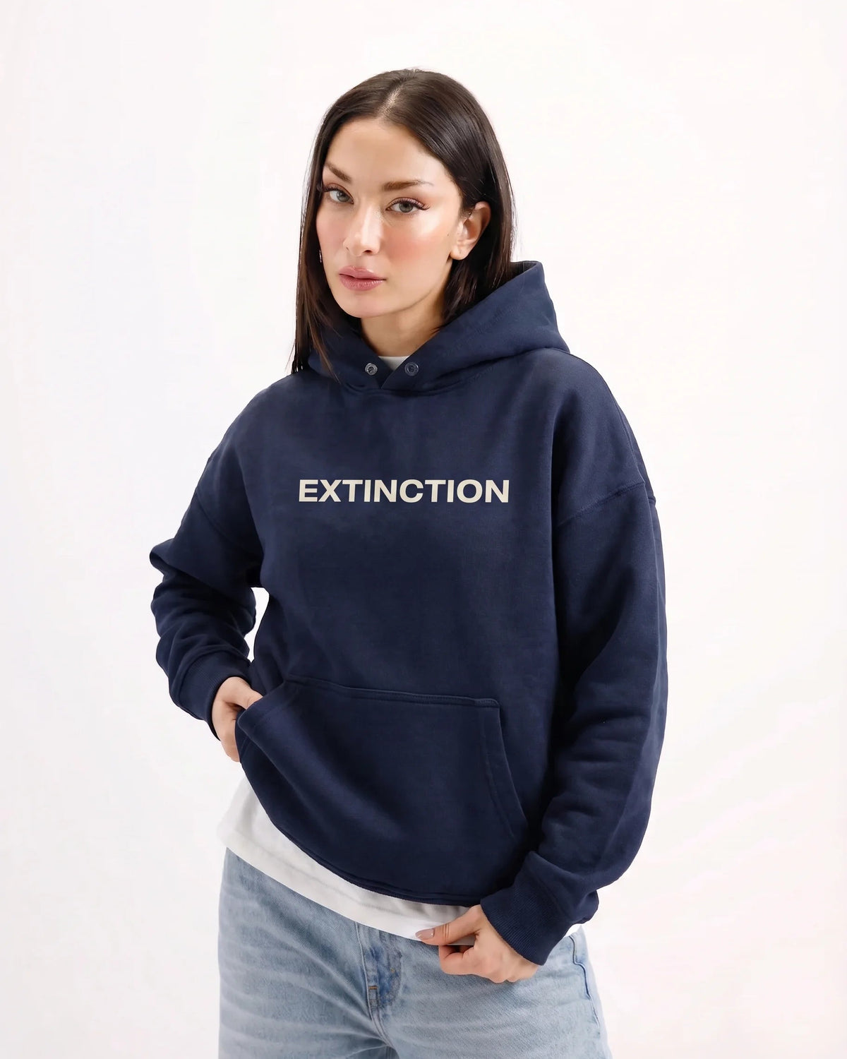 Extinction Hoodie Neavy Blue
