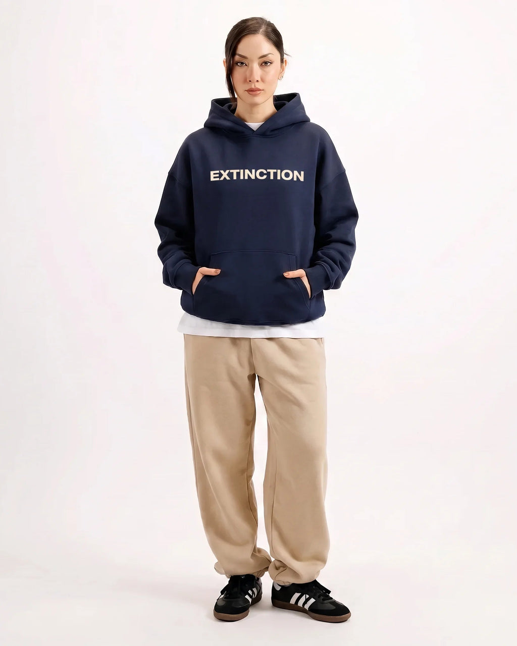 Extinction Hoodie Neavy Blue