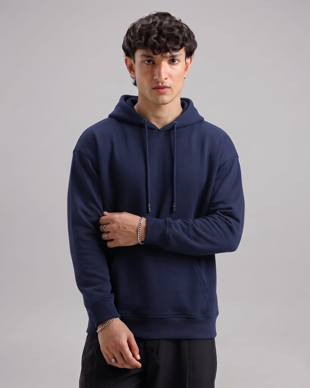 Classic Plain Hoodie Neavy