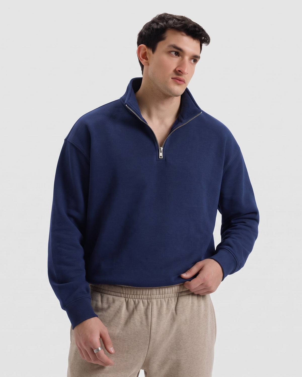 Classic Quater Zipper Neavy