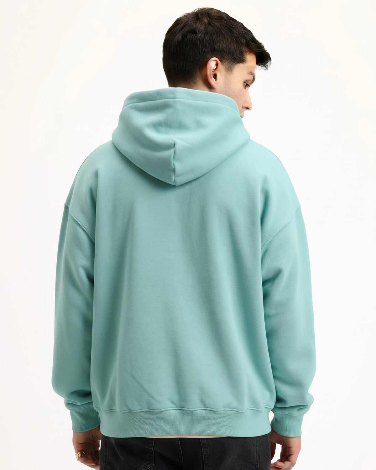 Classic Plain Hoodie Sea Green
