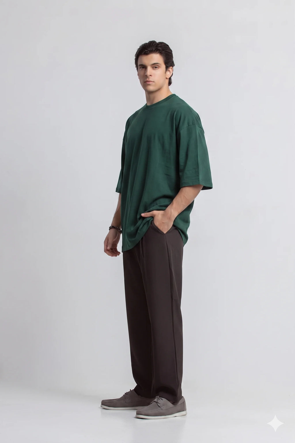 Classic Oversized Tee Green