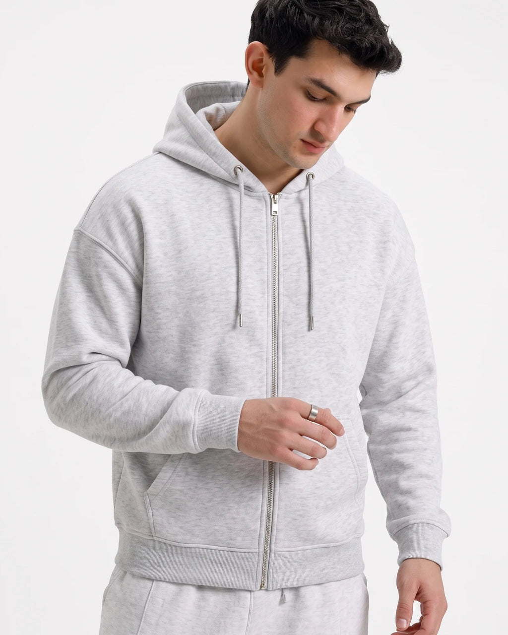 Classic Grey Zipper