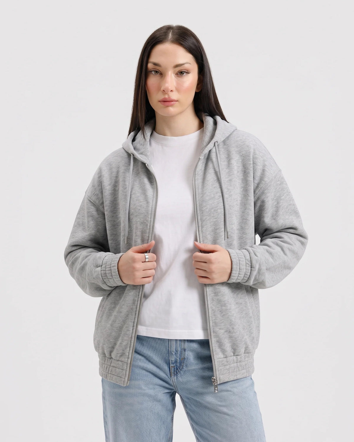 Classic Grey Zipper