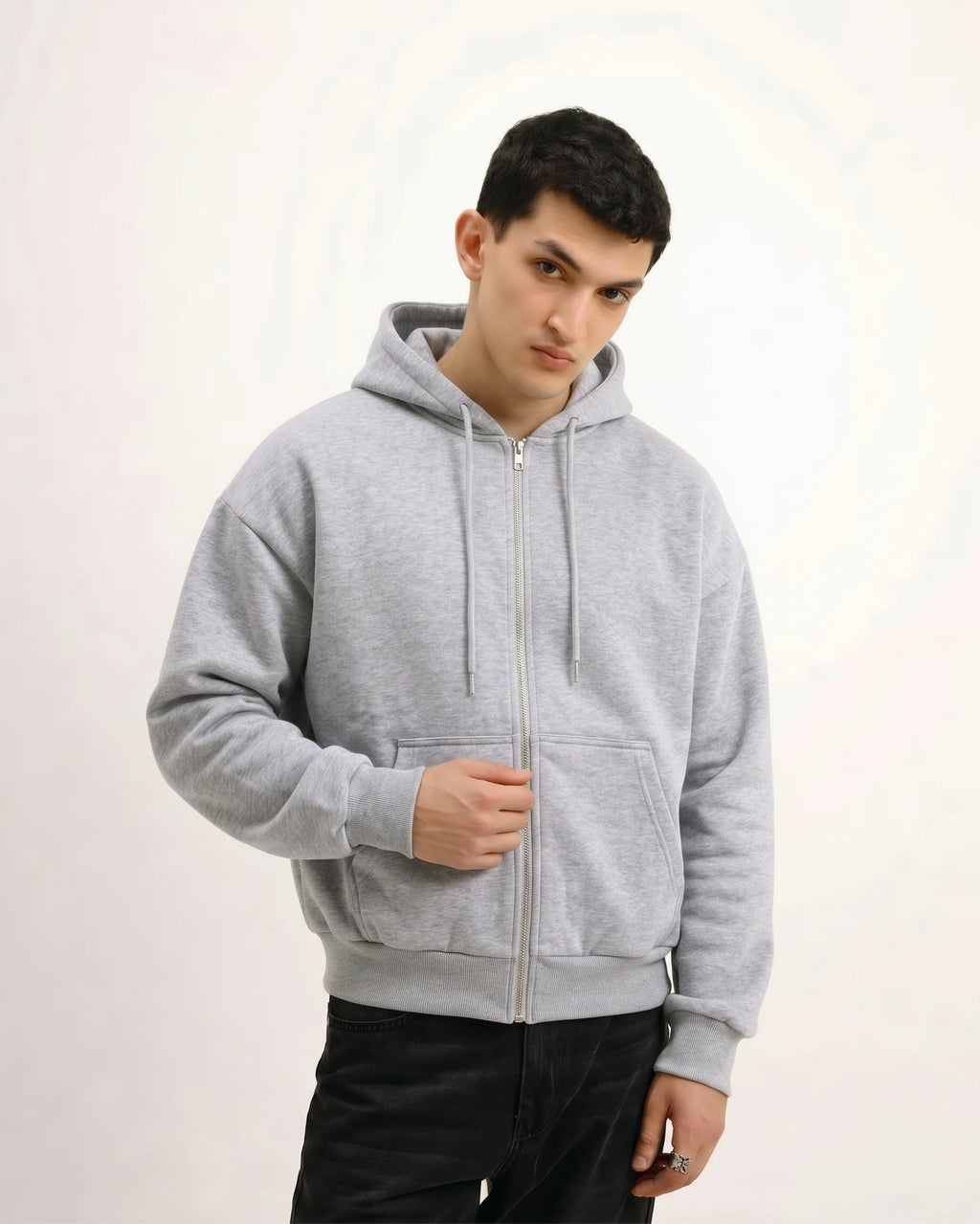 Classic Grey Zipper