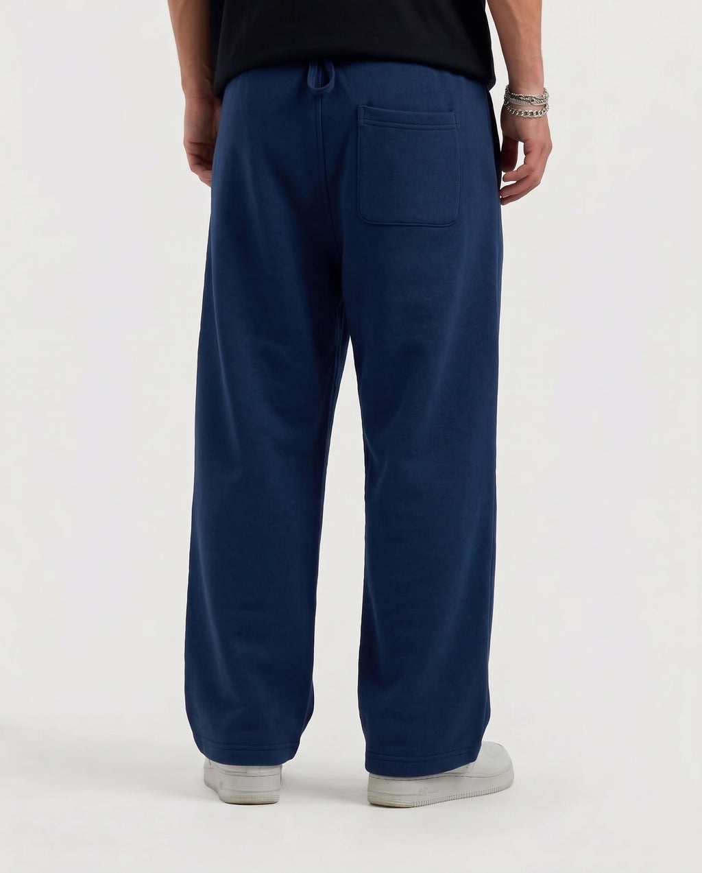Cotton Fleece Plain Straight Fit Neavy Trouser