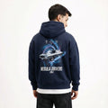 Mid Night Blue Nebula Hoodie