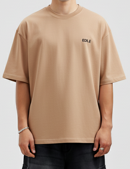 Light Brown Classic Oversized T-shirt