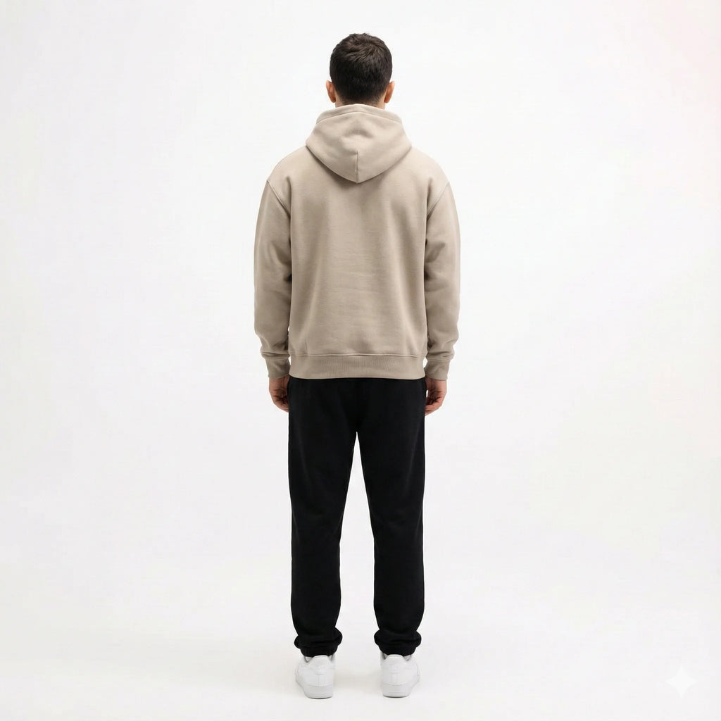 Light Beig Classic Hoodie