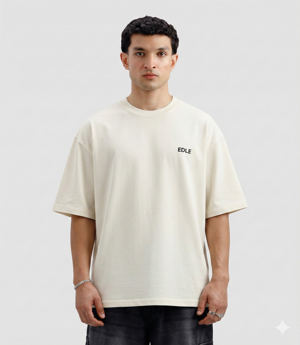 Stone White Classic Oversized T-shirt
