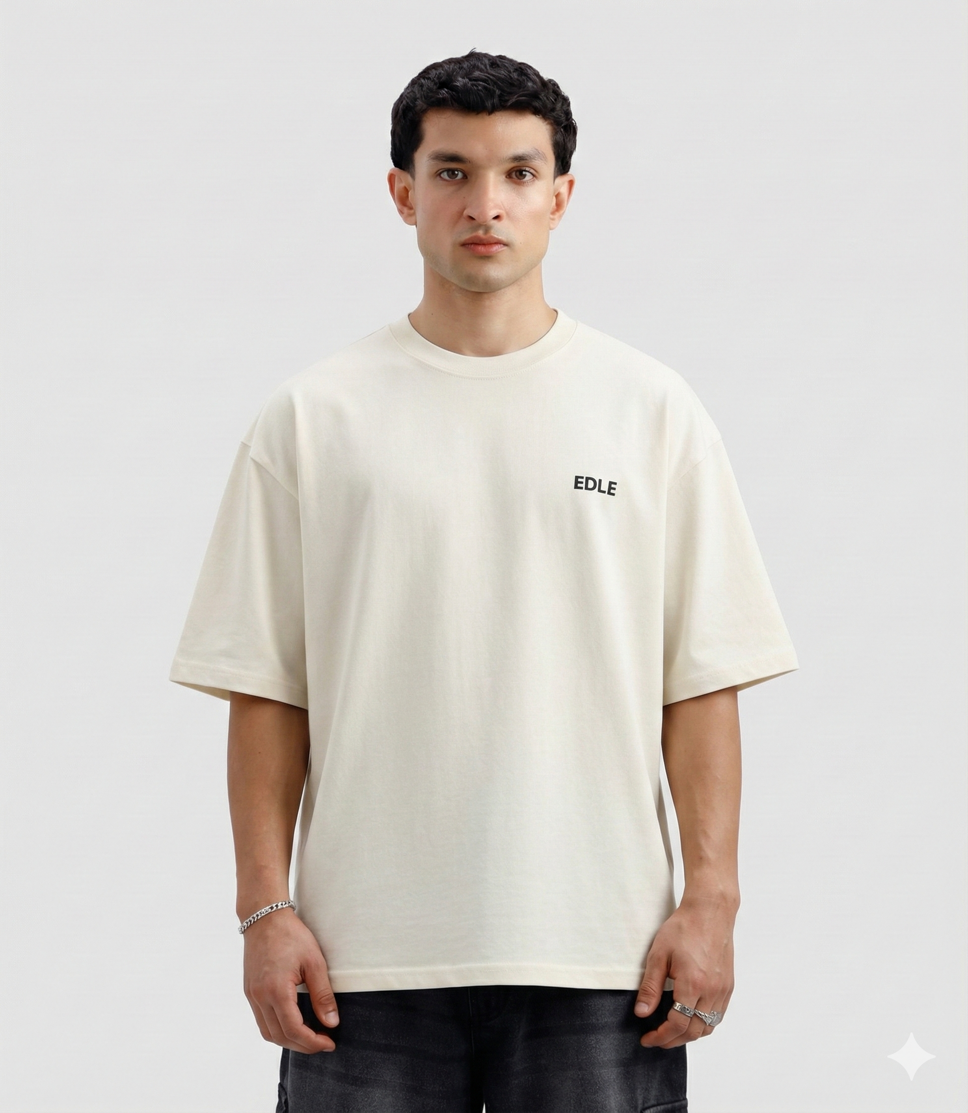 Stone White Classic Oversized T-shirt